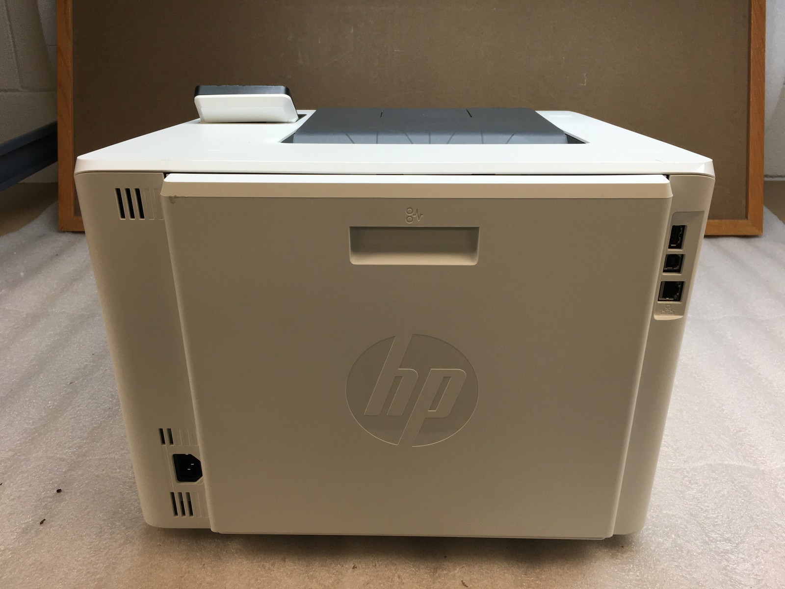 HP Color LaserJet E45028dn Duplex Printer 3QA35A Toner Included 2.2K page count