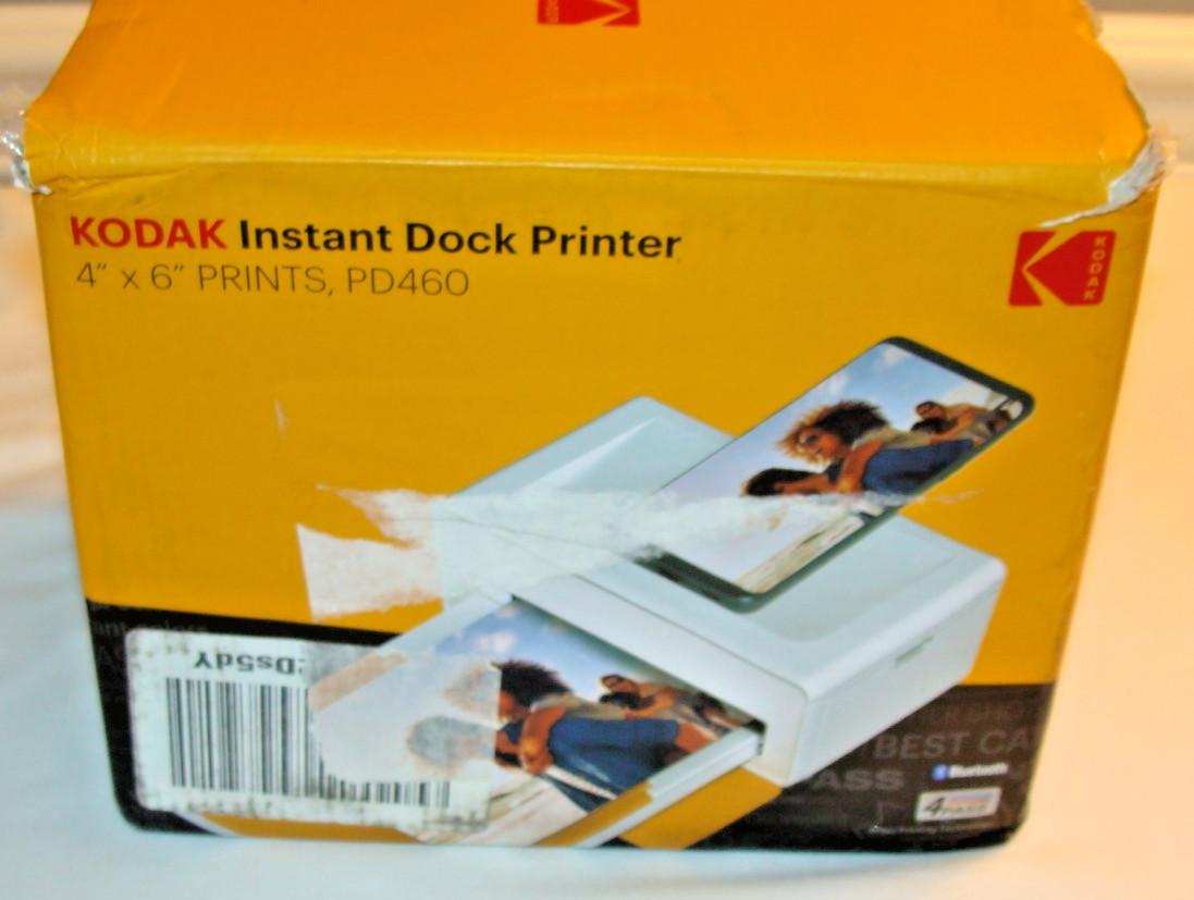 KODAK Instant Dock Printer PD460 Portable Instant Photo Printer Open Box