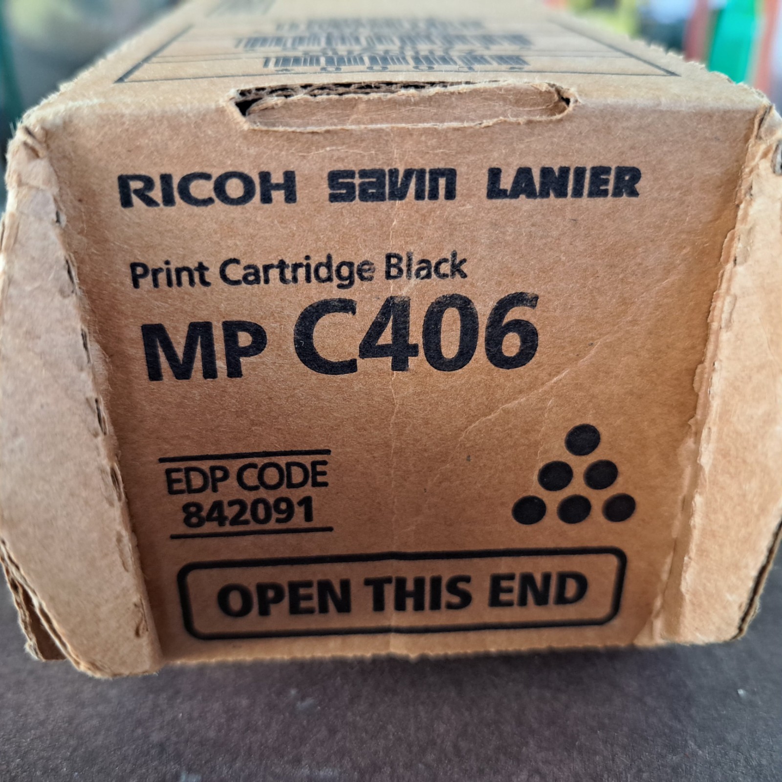 Ricoh MP C406 Black Toner Print Cartridge (842091)