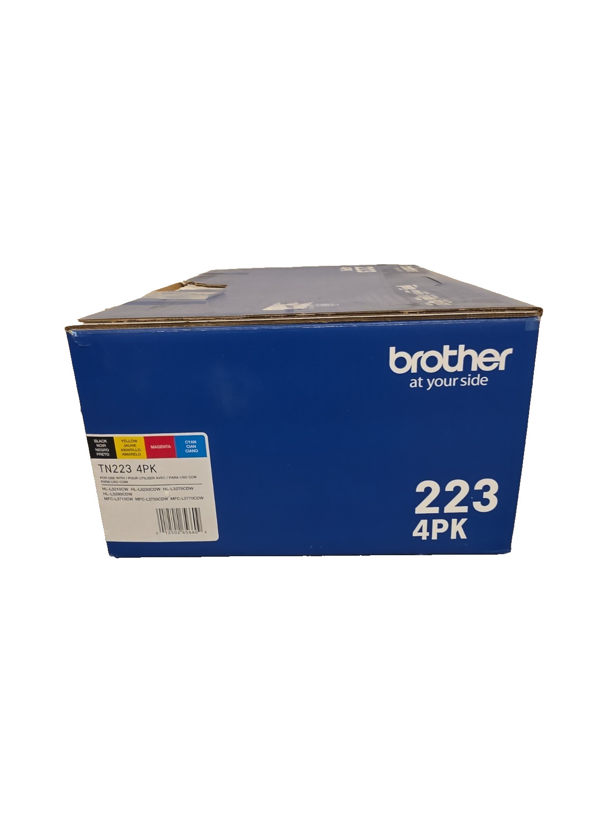 OEM Brother TN-223 4-Pack CMYK Toner – 3 X Factory Sealed Cartridges 1 Open Bag
