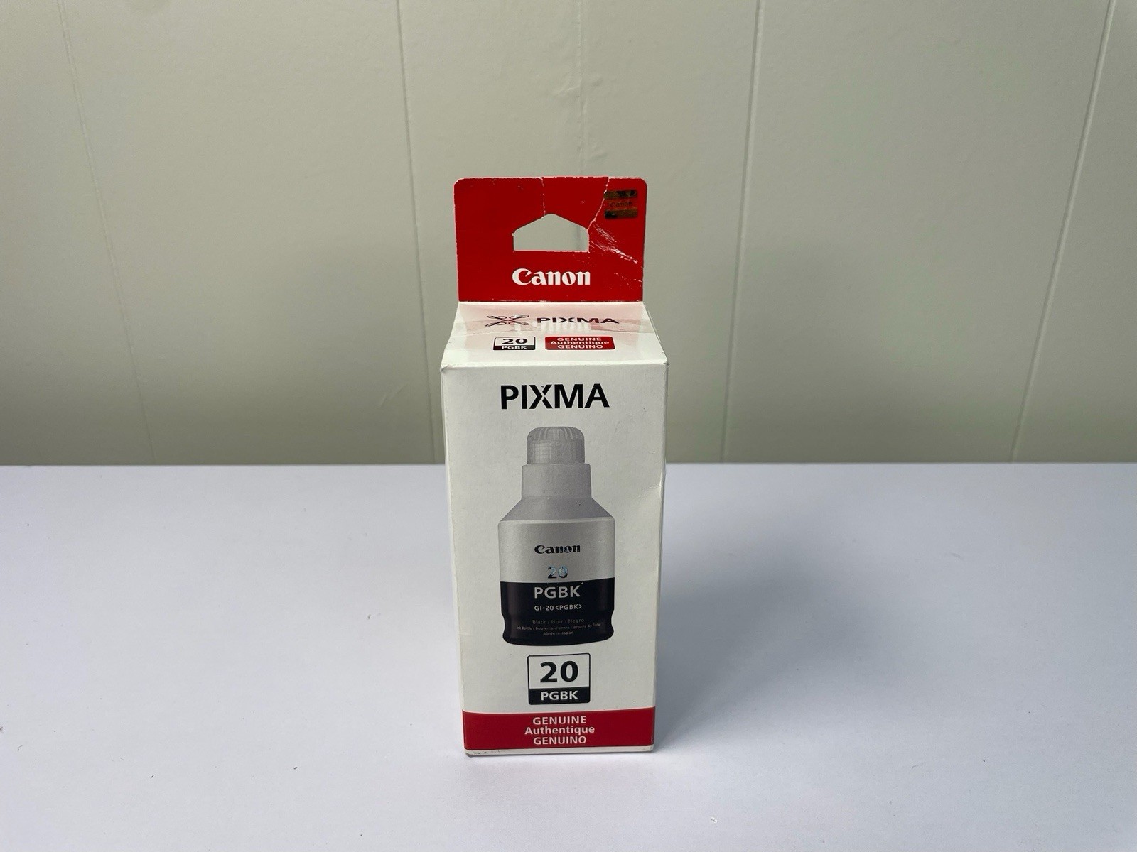 Canon GI-20 PGBK Genuine Black Ink Bottle 170ml PIXMA G5020 G6020 OEM New