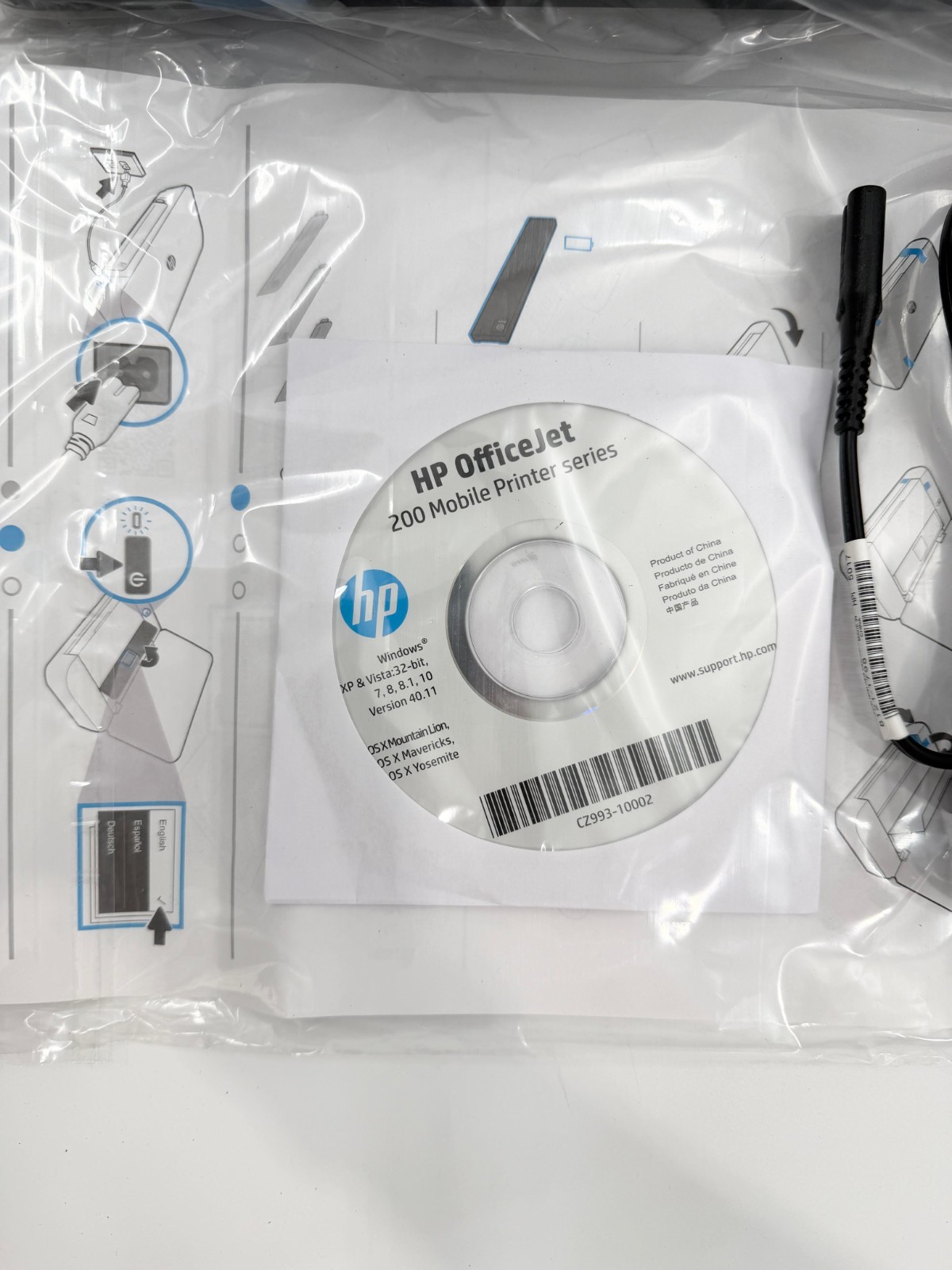 Open Box HP OfficeJet 200 Mobile Printer | HP ePrint | Wireless Direct Printing