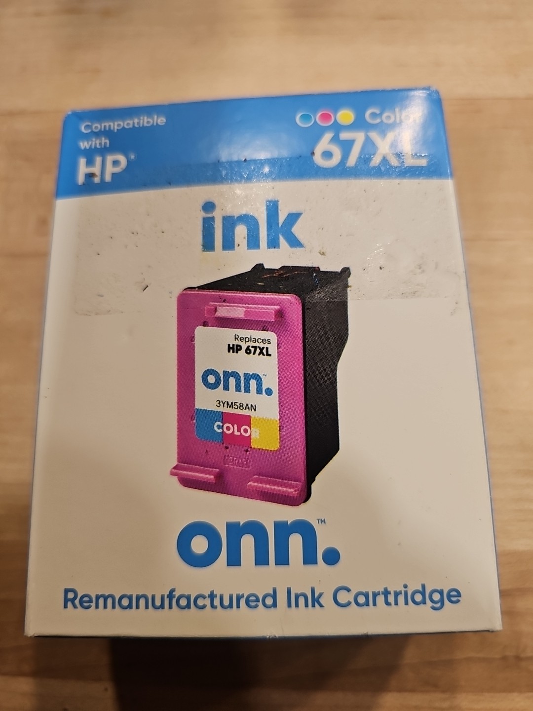 Onn 67XL HP High Yield Ink Cartridge Tri-Color Exp 02/2026 *Read Description*