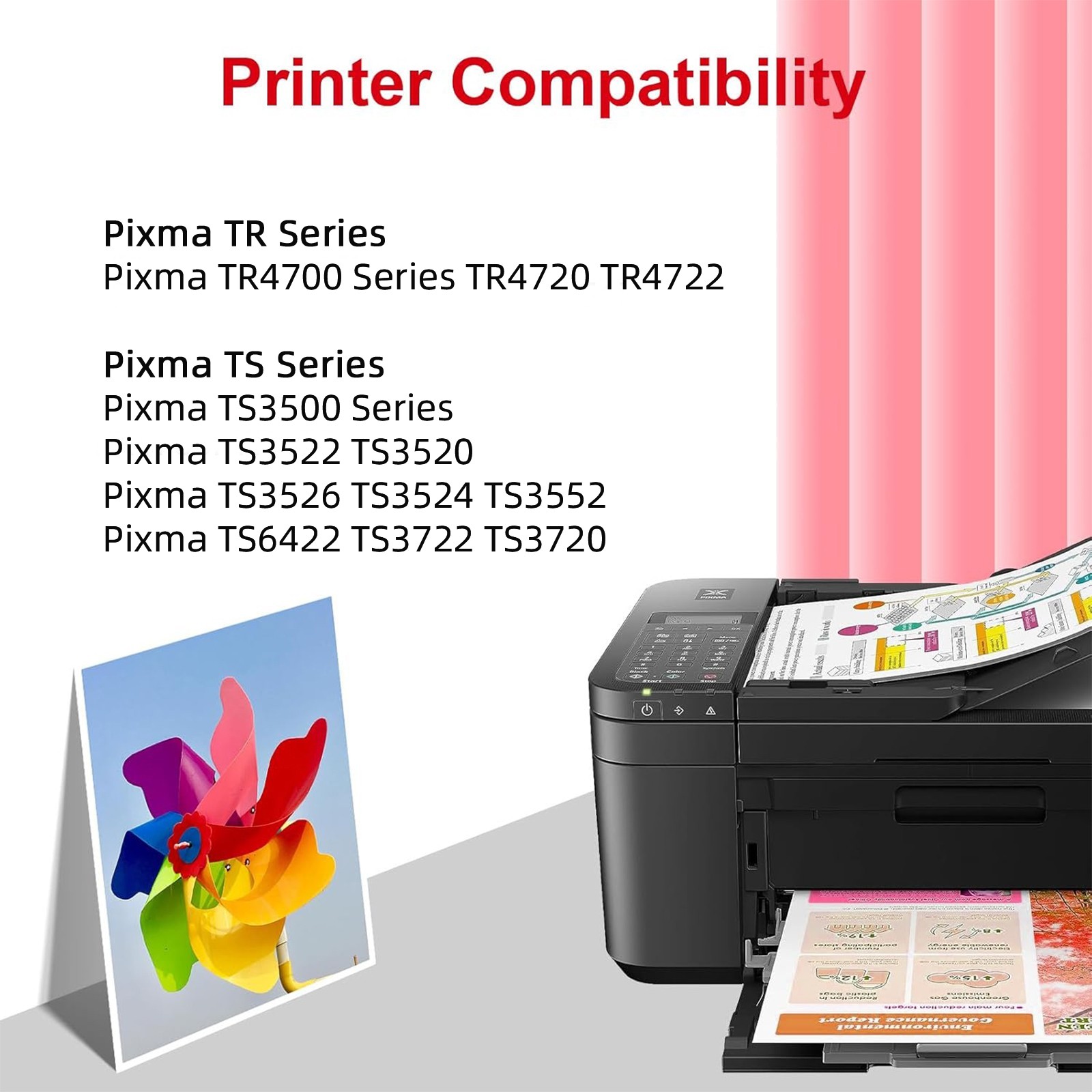 PG-275XL CL-276XL Ink Cartridge for Canon PIXMA TS3520 TS3522 TR4700 TS3722 3720