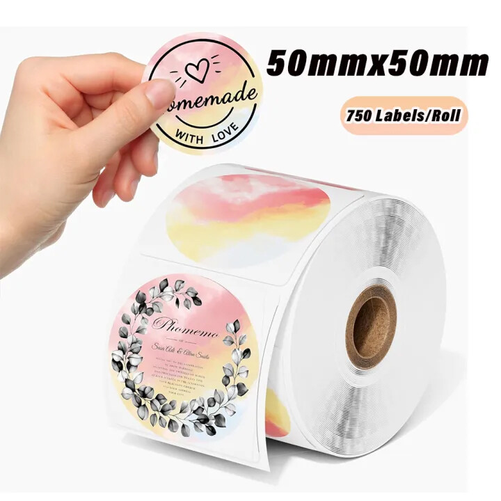 2″ Direct Thermal Labels Holographic Self-Adhesive For Logo X-max Card Sticker