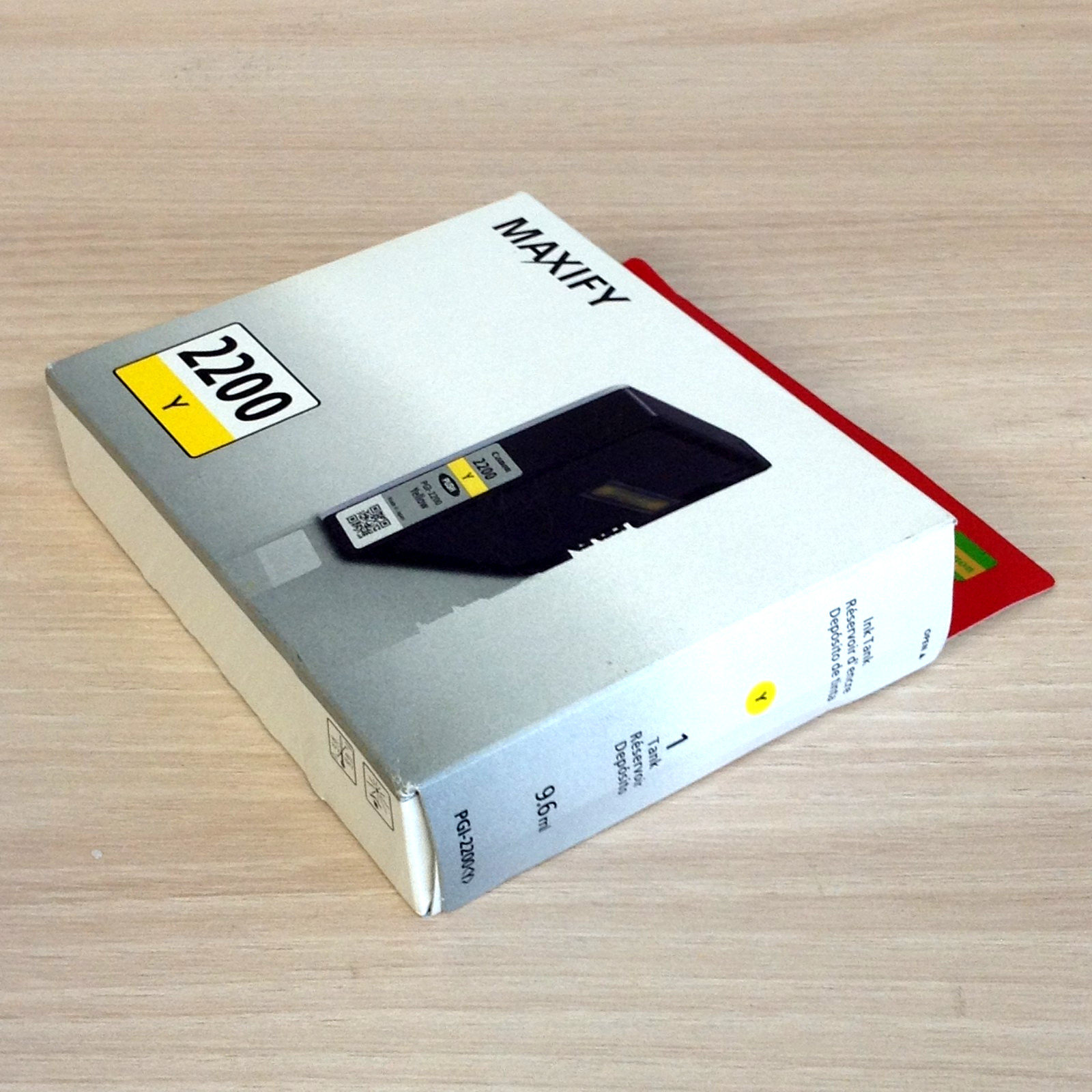 Genuine Canon Maxify PGI-2200 Yellow Ink Tank Maxify MB5020 5320 9306B001 NEW