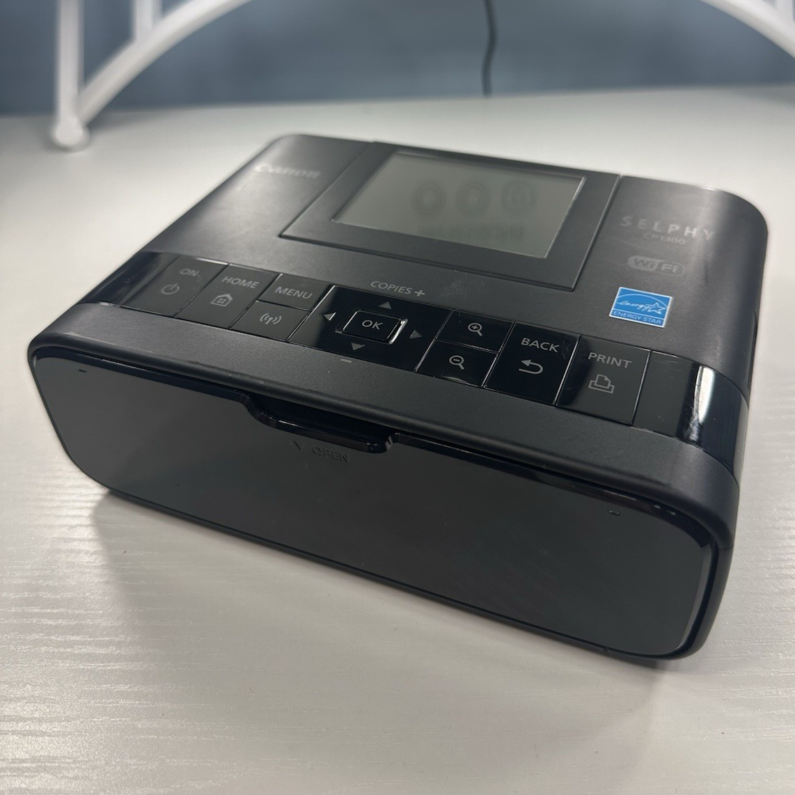 Canon SELPHY CP1300 Mini Printer, All Parts + 1 Pack of Photo Paper