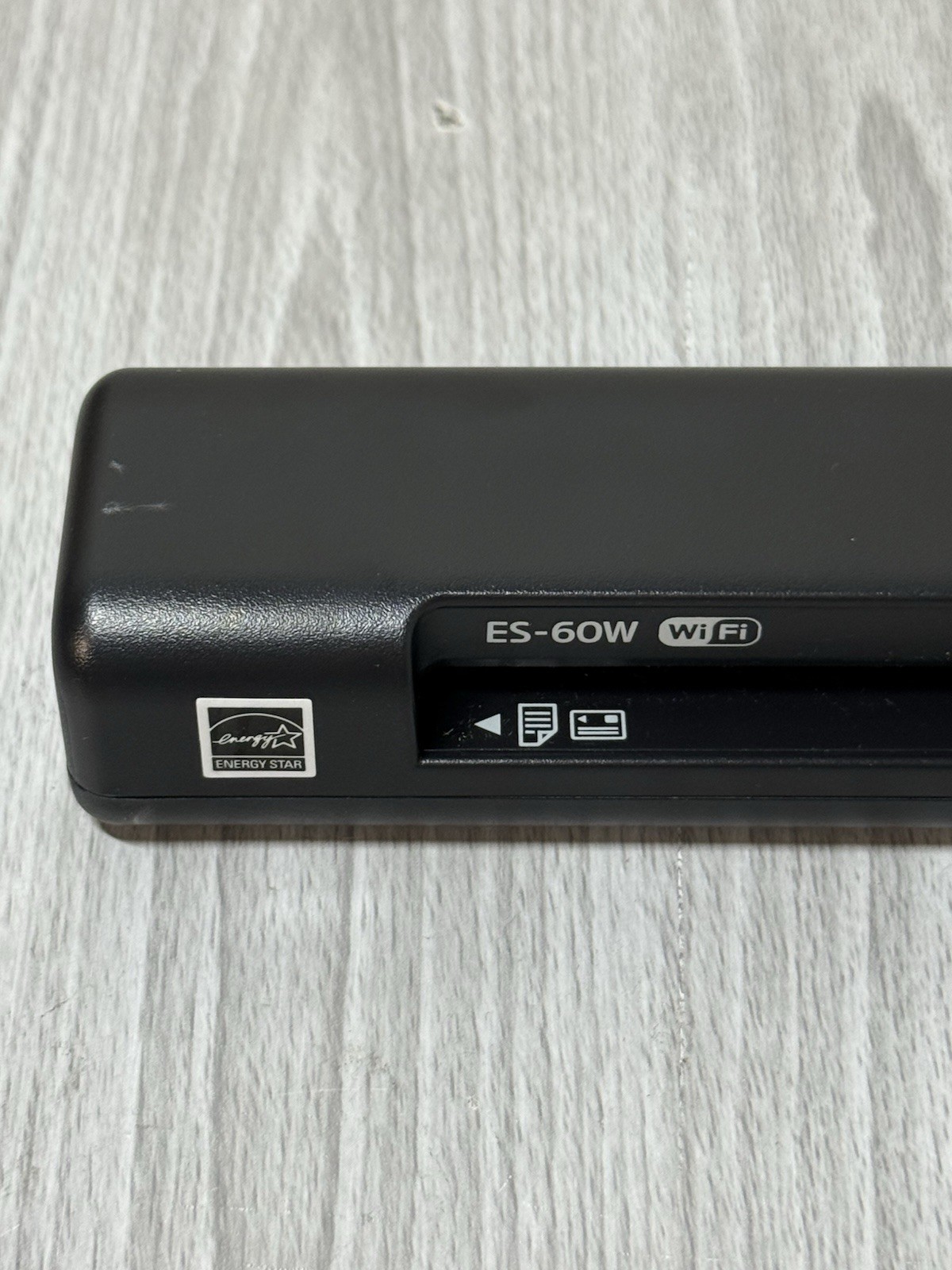 Epson WorkForce ES-60W Wireless Portable Color Document Scanner – Black