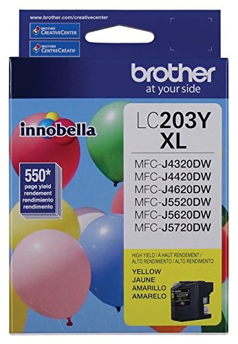 Brother LC203Y Ink Cartridge Yellow High Yield 550 Pages