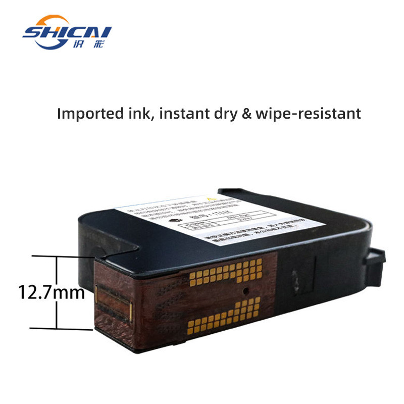 3 pieces12.7mm handheld inkjet printer universal ink cartridge high adhesion