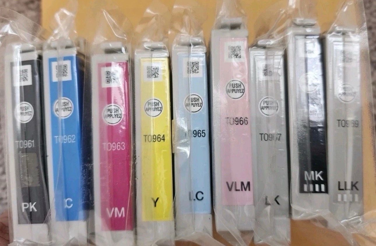 T096 96 Ink Cartridges Compatible for Epson Stylus Photo R2880 Printer | 9 Pack