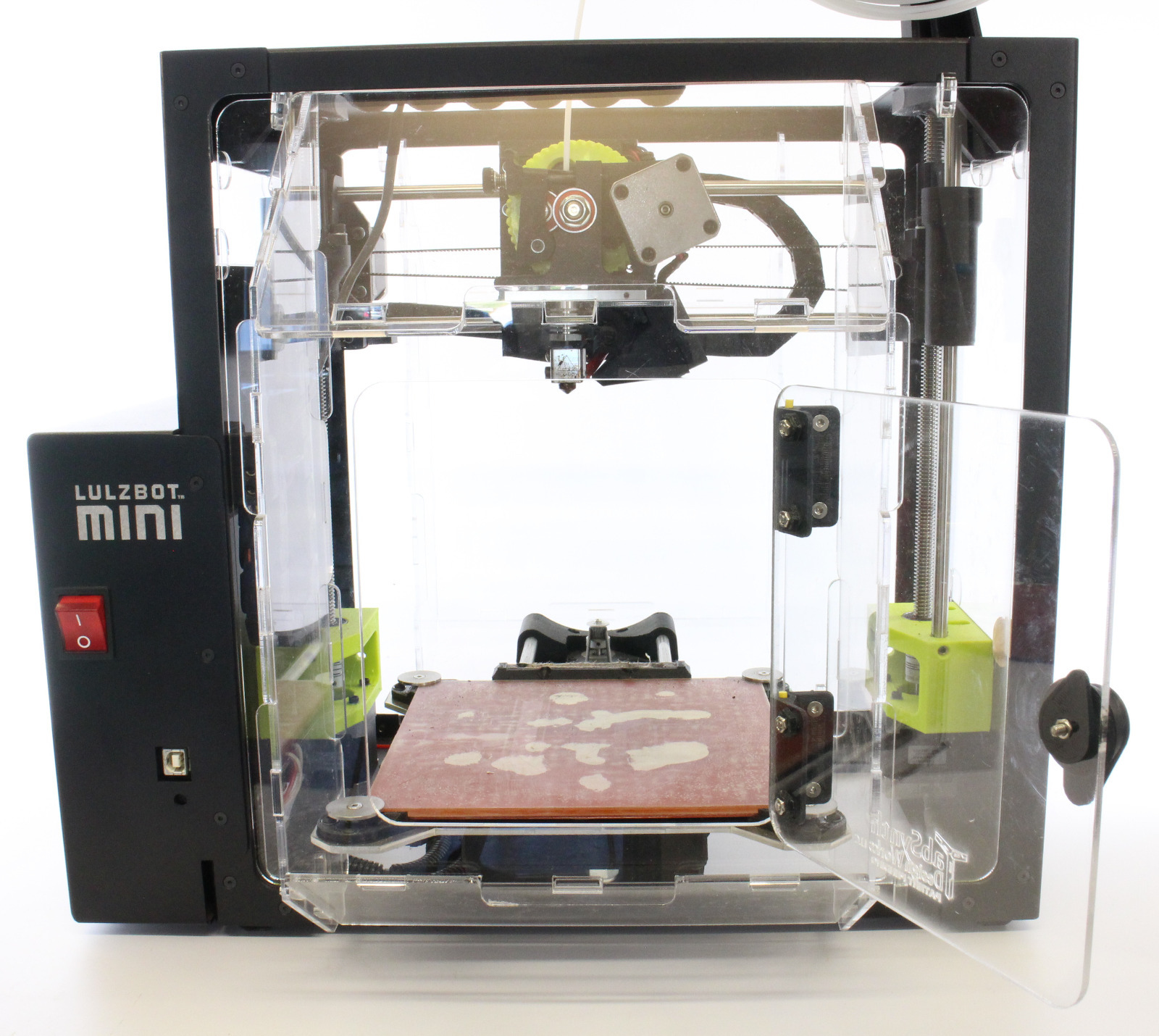 Add-on Polycarbonate Enclosure for Lulzbot Mini 3D Printer with Lexan Top Plate