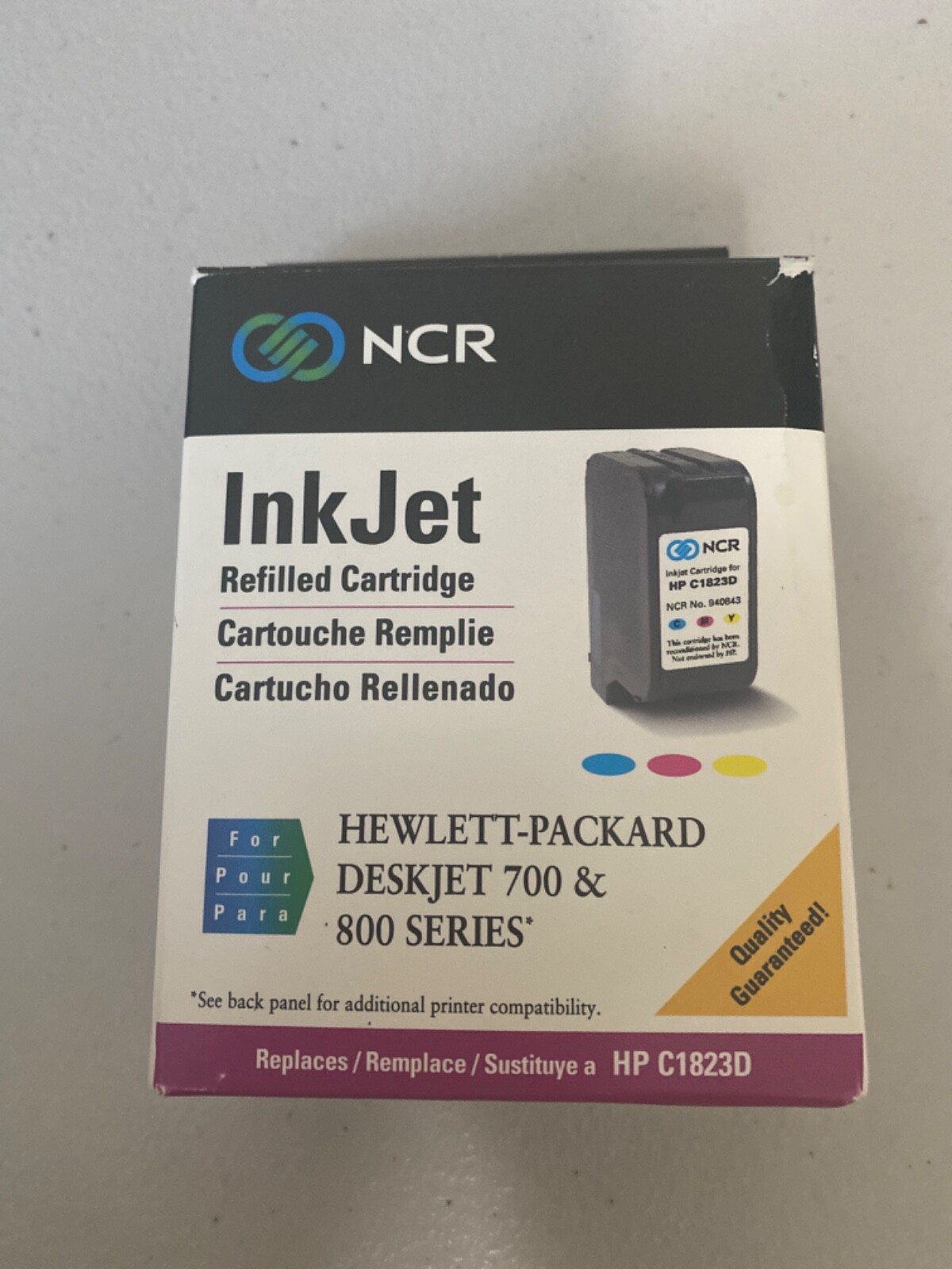 NCR Ink Jet Refilled Cartridge for Hewlett Packard Deskjet 700 & 800 Series
