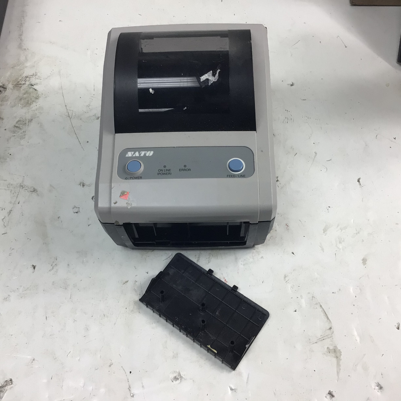 USED SATO CG412DT-LAN BARCODE PRINTER *FOR PARTS*