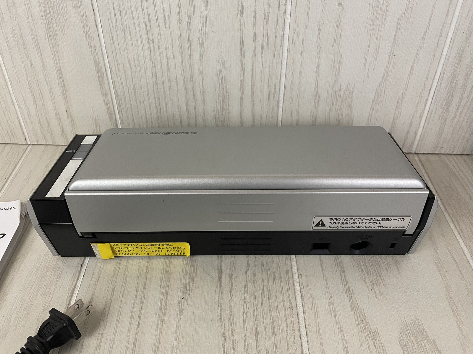 Fujitsu ScanSnap S1300i Duplex Portable Color Image Document Scanner FOR PARTS