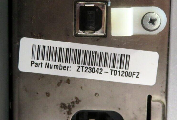 ZEBRA ZT230 Direct Thermal Label Printer ZT23042-T01200FZ, FOR PARTS/ REPAIR