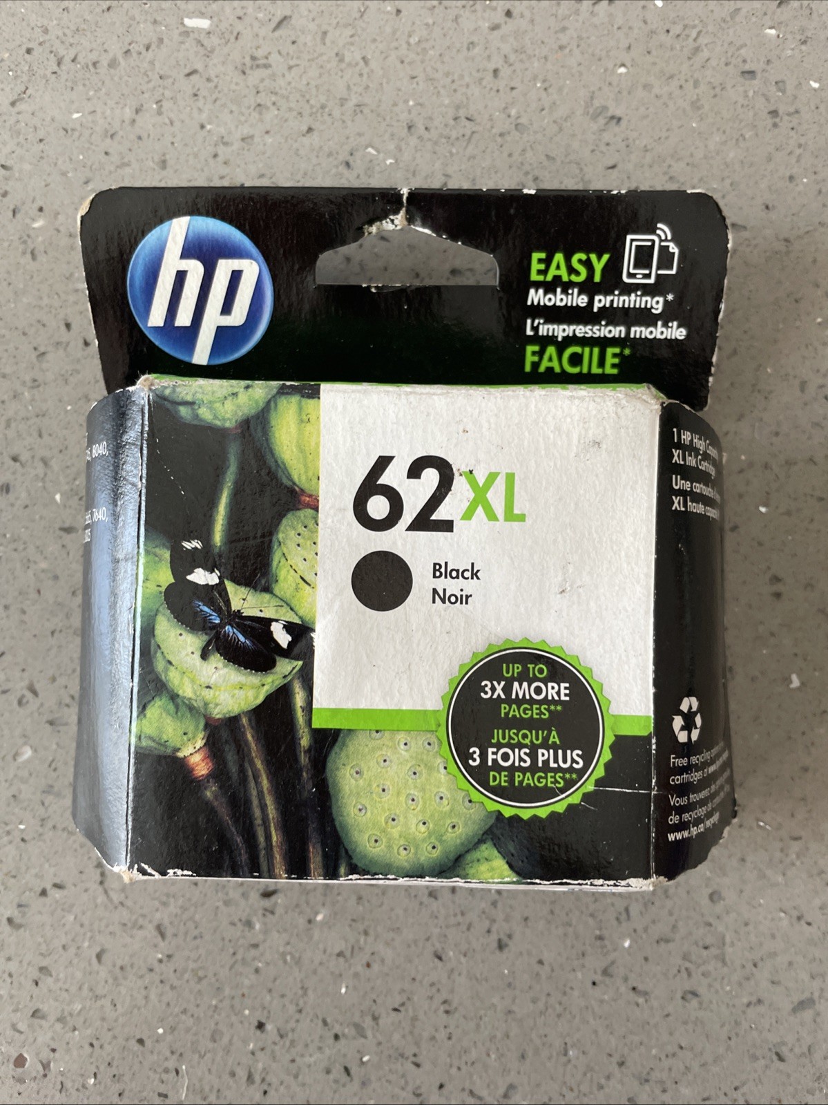 HP 62XL 09/2026