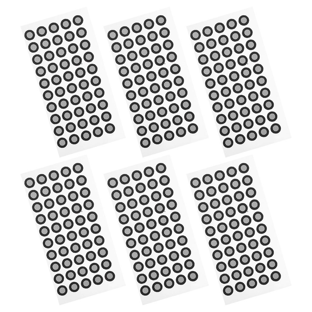 6 Packs Reusable 3D Scanner Marking Stickers High Reflectivity Assorted Colors