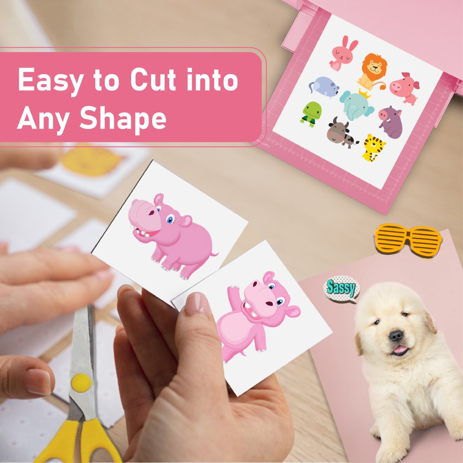 12 Sheets GLOSSY Printable Magnetic Photo Paper for Inkjet Laser Printers 8.5×11