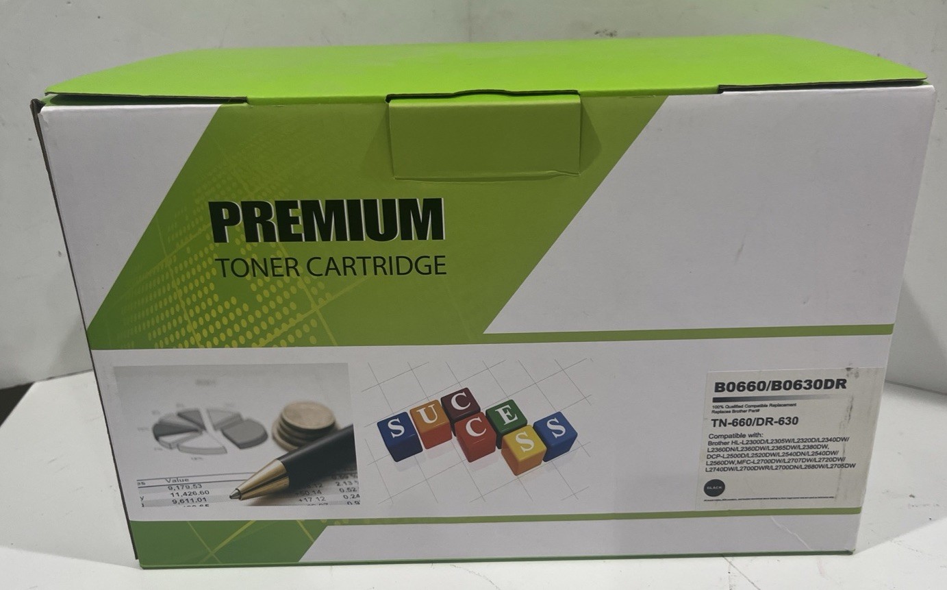 DR630 Drum Unit & TN-660 Toner For Brother HL-L2320D HL-L2340DW L2360DW L2380DW