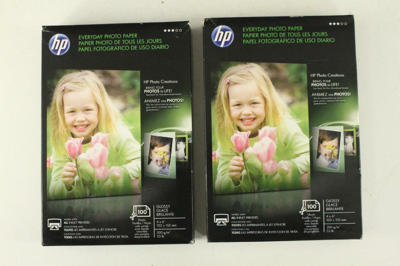 MODERN Photography HP Everyday Photo Paper Inkjet Printer 100 – 2 Packs GLOSSY