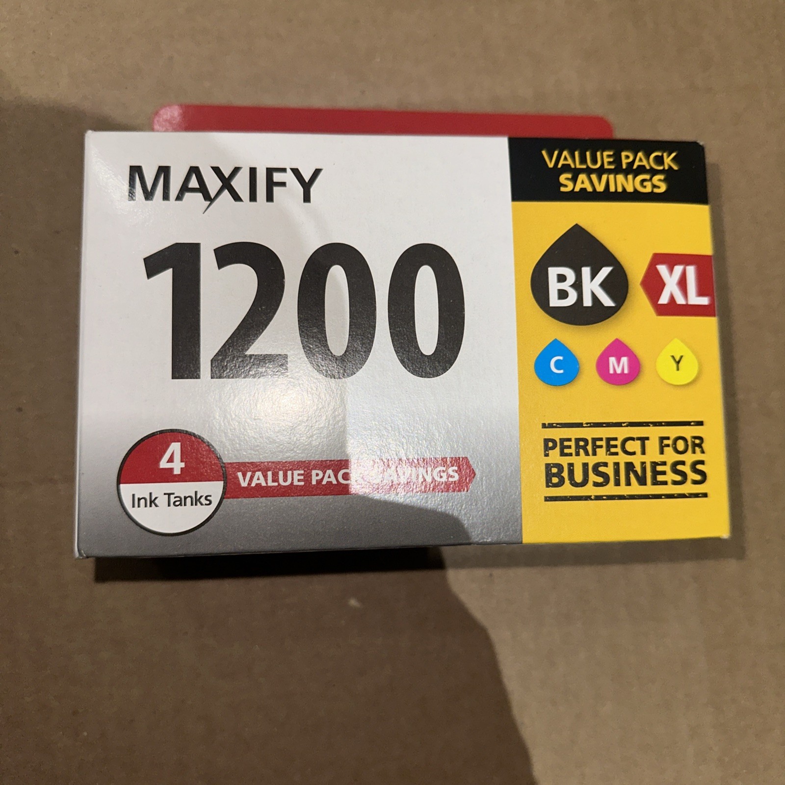 Genuine Canon PGI-1200 Black/Yellow/Cyan/Magenta Ink Cartridge OEM 9183B005