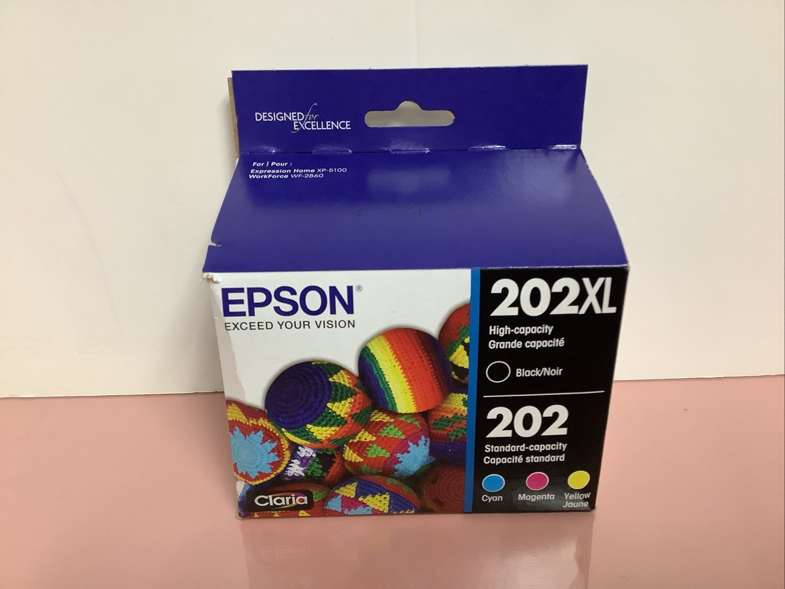 Epson 202XL black 202 cyan magenta yellow Ink Cartridges exp 11/2028