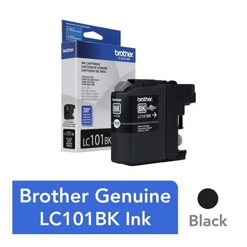 Brother LC101BK INNOBELLA BLACK INK CART FOR MFC-J470DW/J475DW/J650DW/J870DW