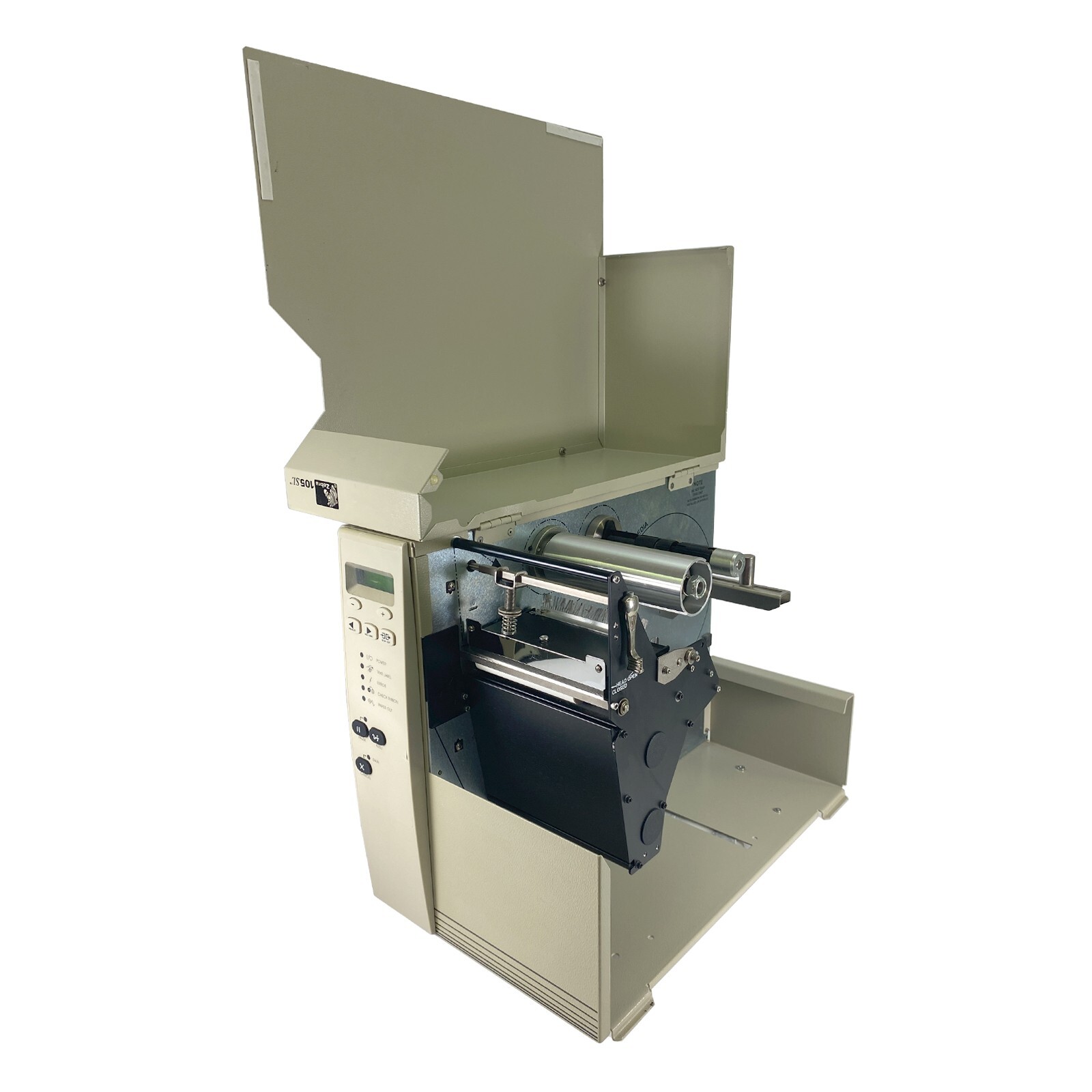 Zebra 105SL Thermal Transfer Industrial Barcode Label Printer LAN Serial