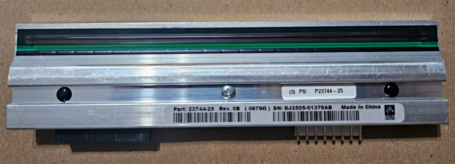 OEM Zebra P23744-25 Thermal Printhead | 170Xi4 ZE500-6 | Pristine Element