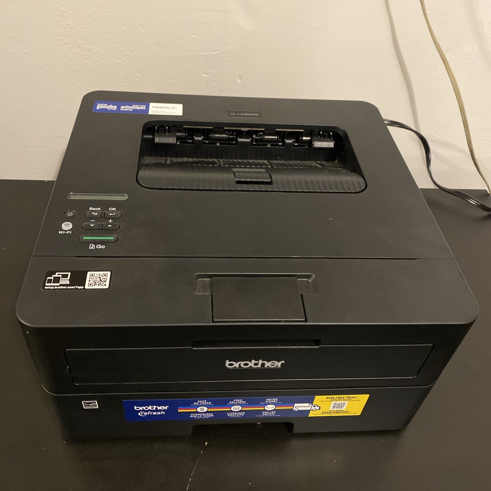 Brother HL-L2460DW Wireless Duplex Monochrome Laser Printer – TESTED