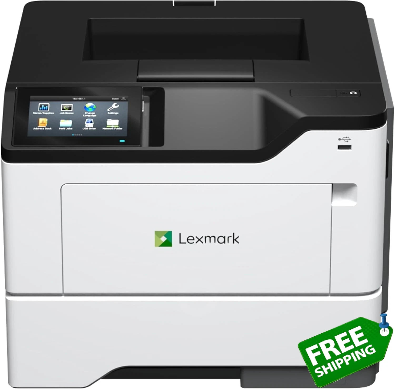 Lexmark MS630dwe Monochrome Laser Printer, Integrated Duplex, Up to 50ppm
