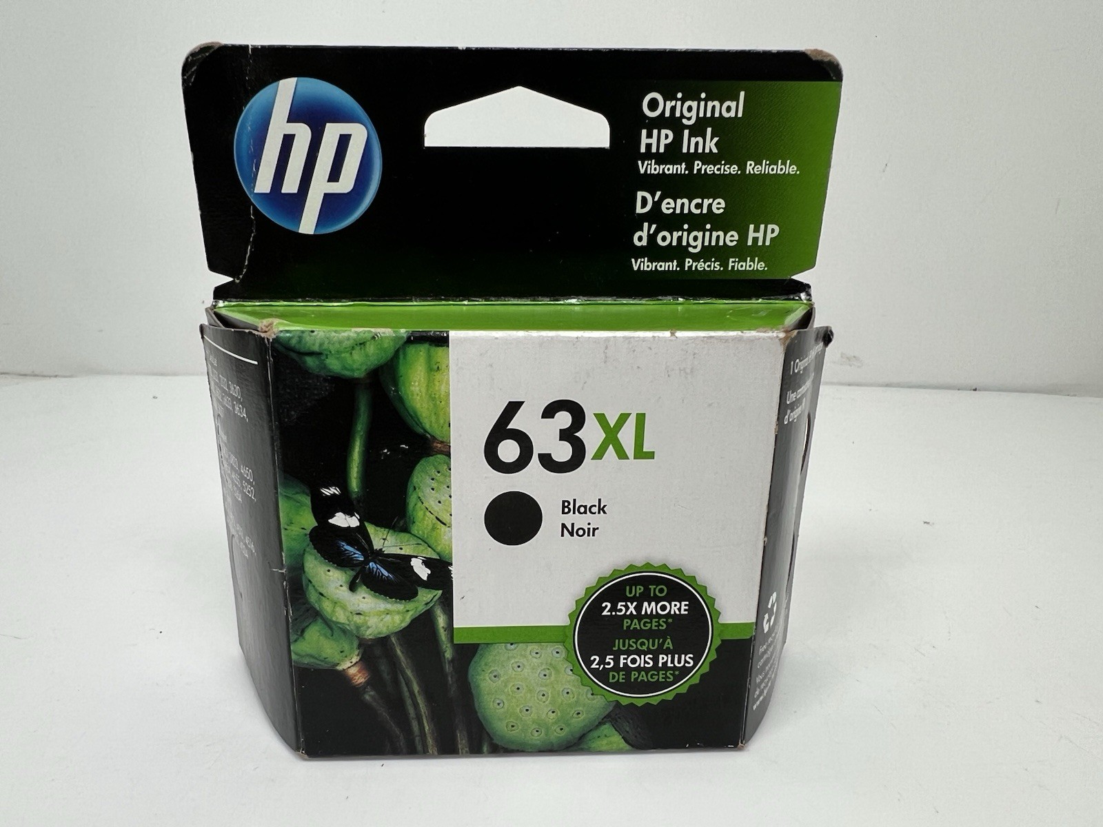 HP 63XL Black Genuine OEM Exp 07/2021 New Factory Sealed