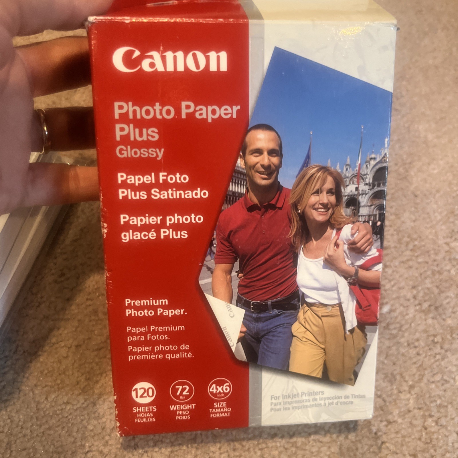 Canon Photo Paper Plus Glossy 4×6 120 Sheets 72 lb High Gloss Inkjet