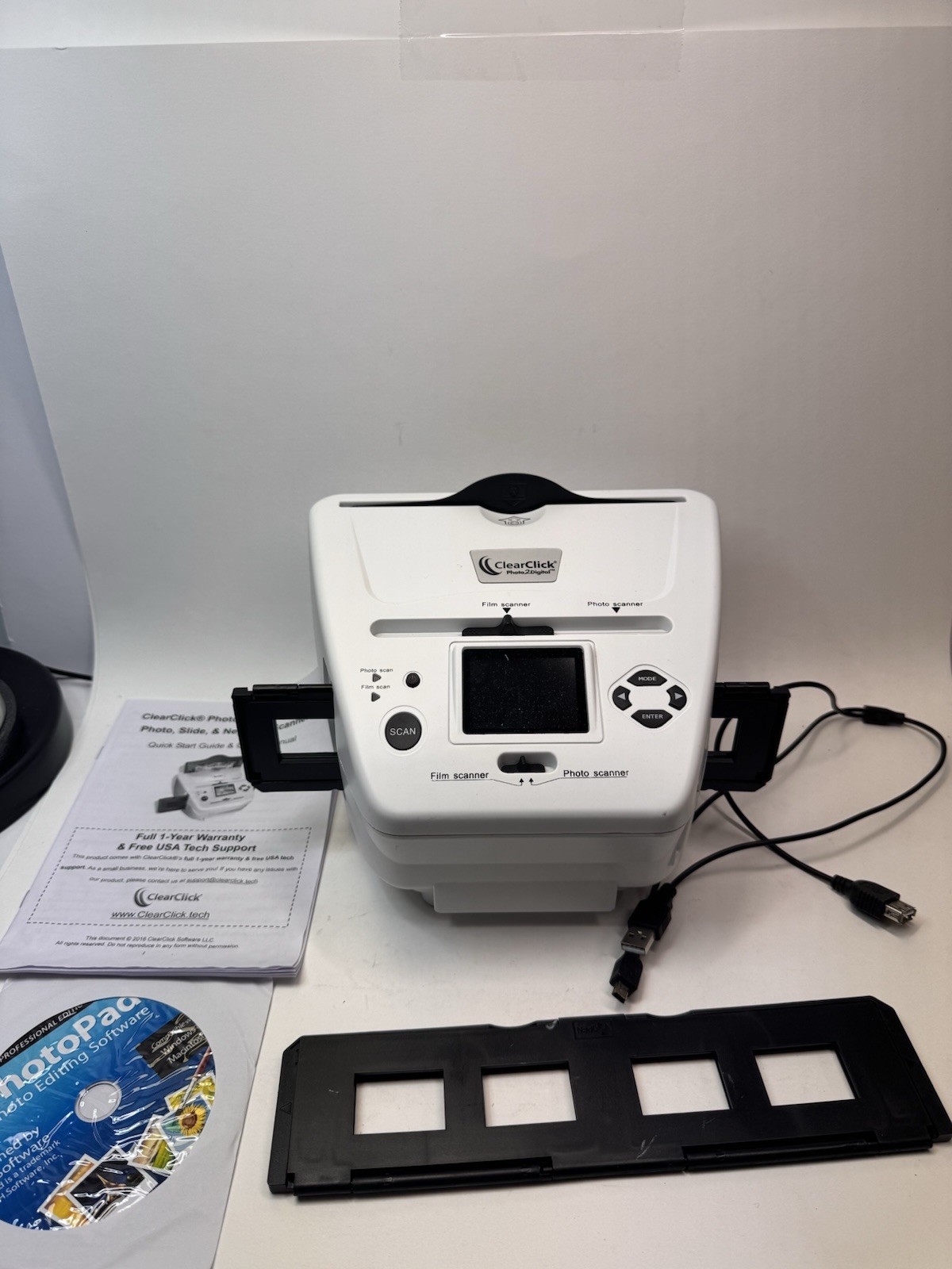 ClearClick Photo to Digital Photo Slide and Film Scanner. No Memory Card.
