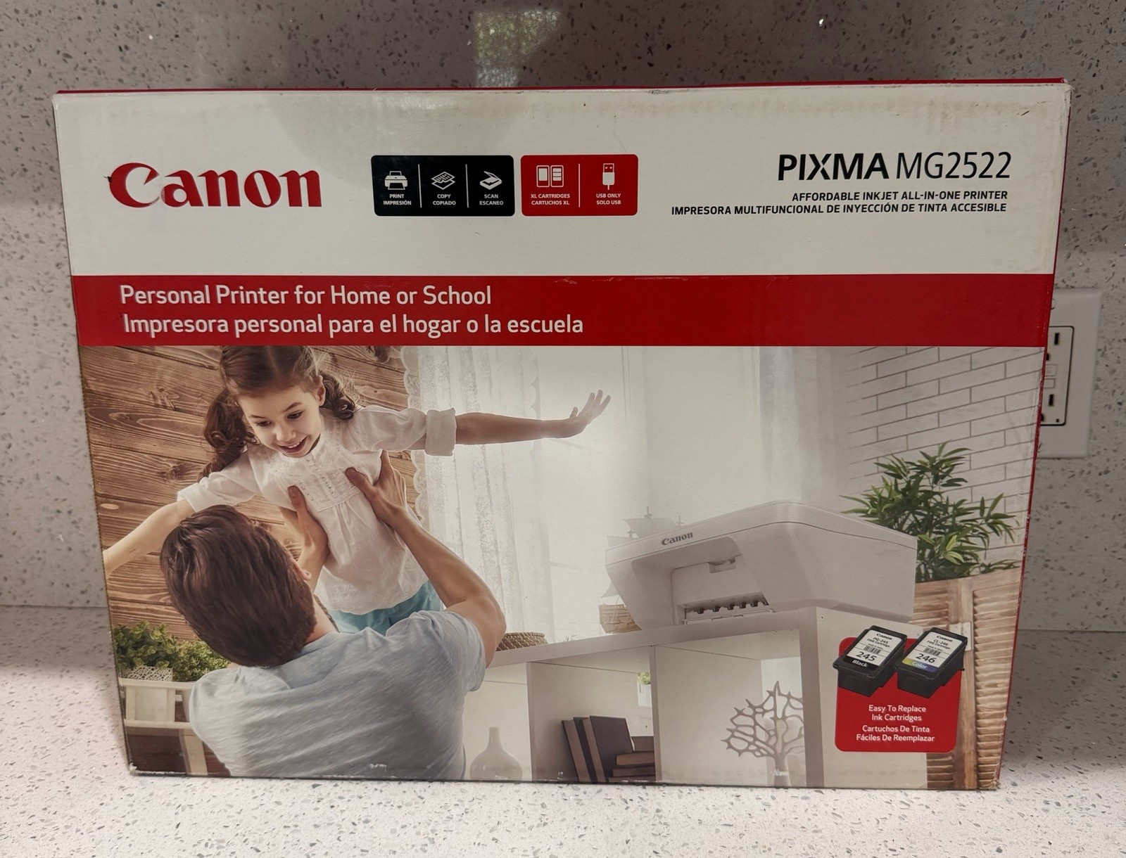 Canon PIXMA MG2522 Wired All In One Color Inkjet Personal Printer