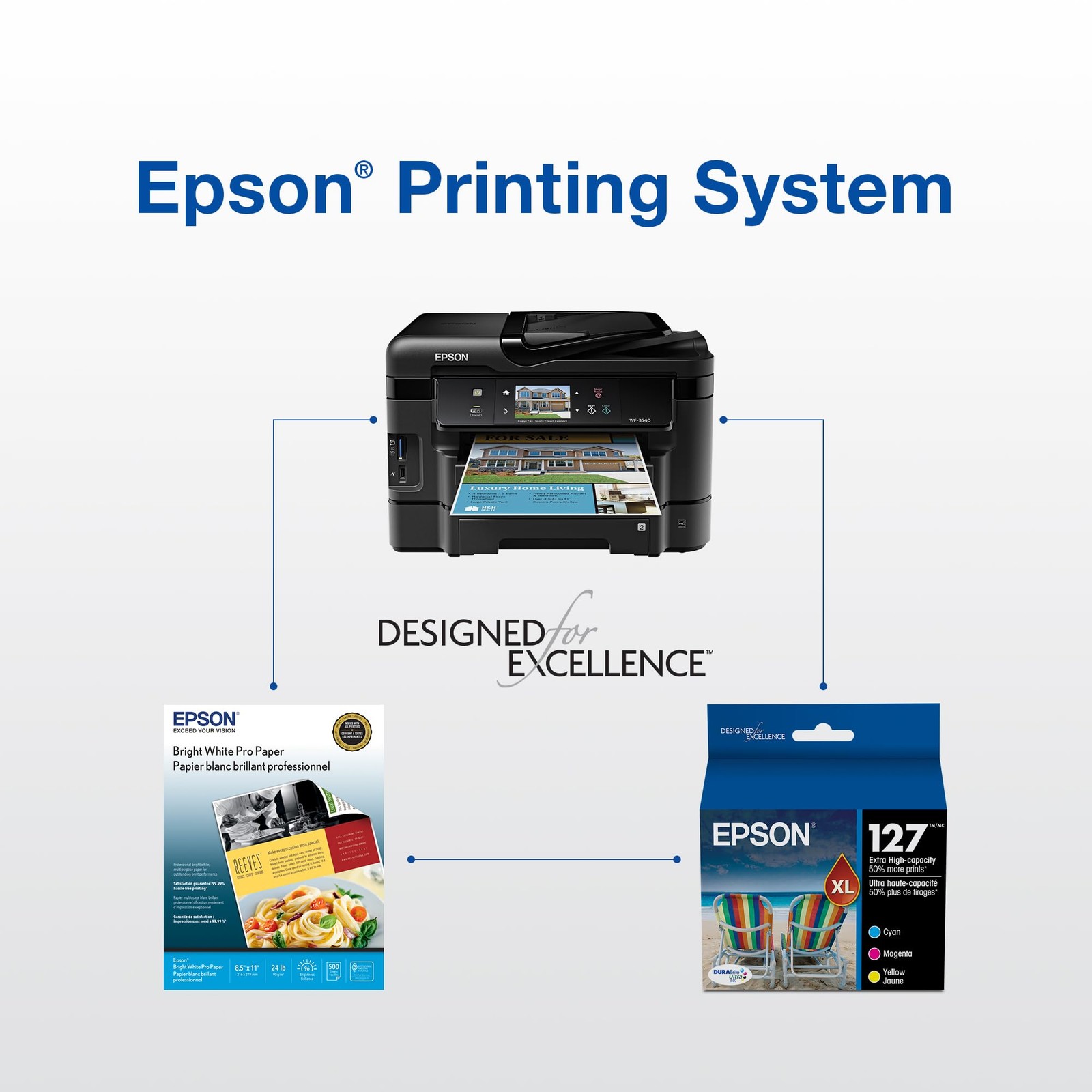 Epson DURABrite Ultra Ink Multi Pack Black Color Cartridges Smudge Resistant