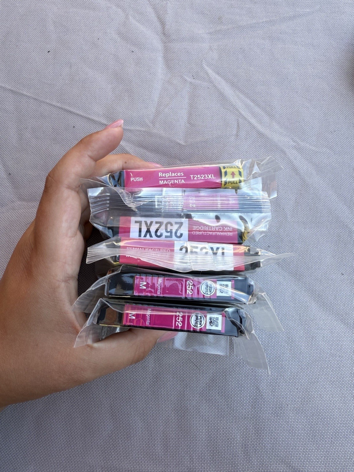 BUNDLE Epson 252/252XL Inkjet Ink Cartridge Lot CMYK – Cyan Magenta Yellow Black