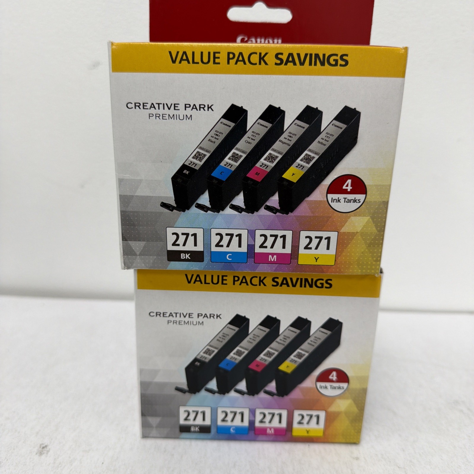 Canon CLI-271 BK/CMY 4 Color Value Pack Compatible to MG6820, MG6821, MG6822