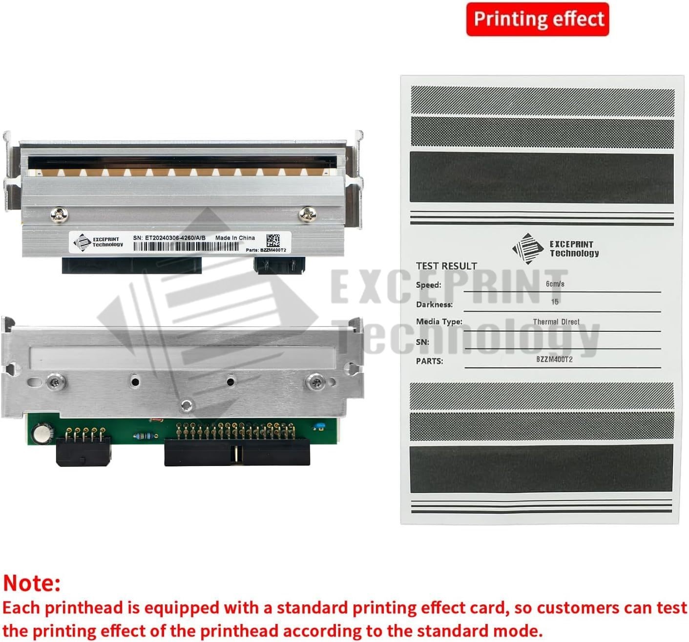🔥 Printhead for Zebra ZM400 Printer – 203dpi Print Head 79800M USA STOCK 🔥
