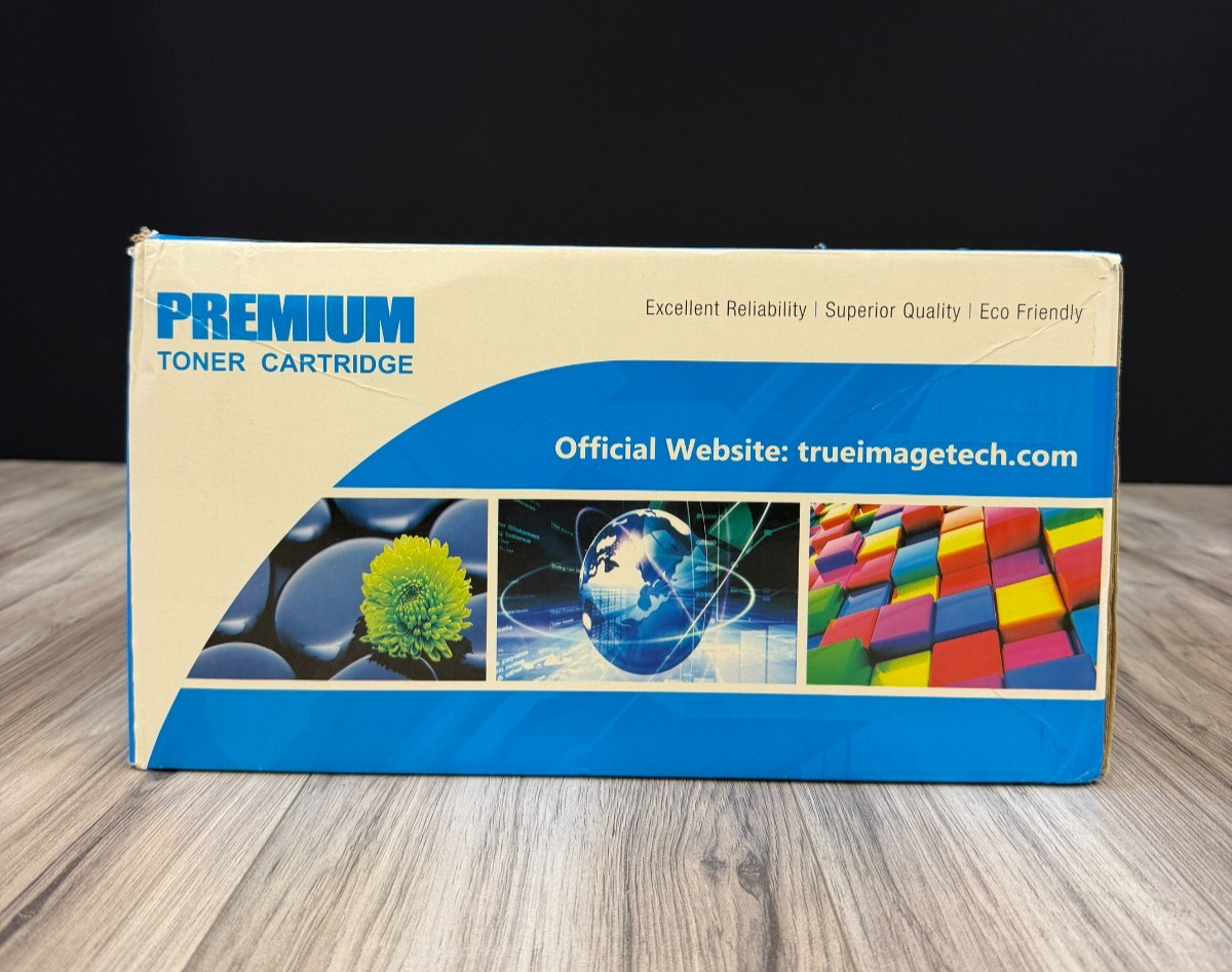 True Image Compatible HP 202A CF500A Toner Cartridge 4-Pack CMYK Color Set NEW