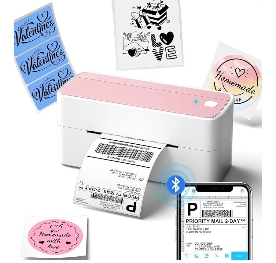 ASprink Shipping Label Printer – Bluetooth Thermal Label Printer New In Box