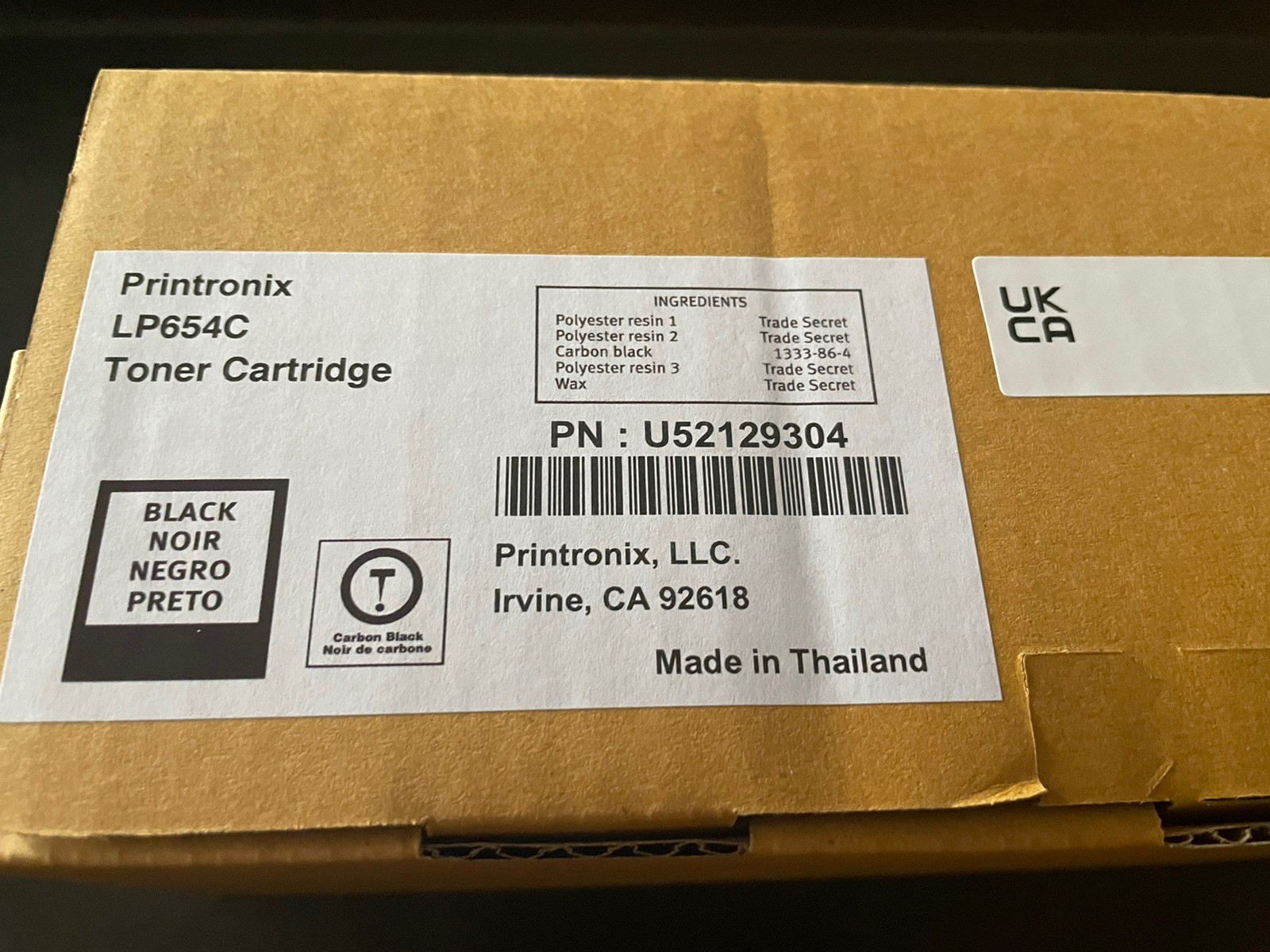 PRINTRONIX LP654C Toner Black 6K NEW OEM