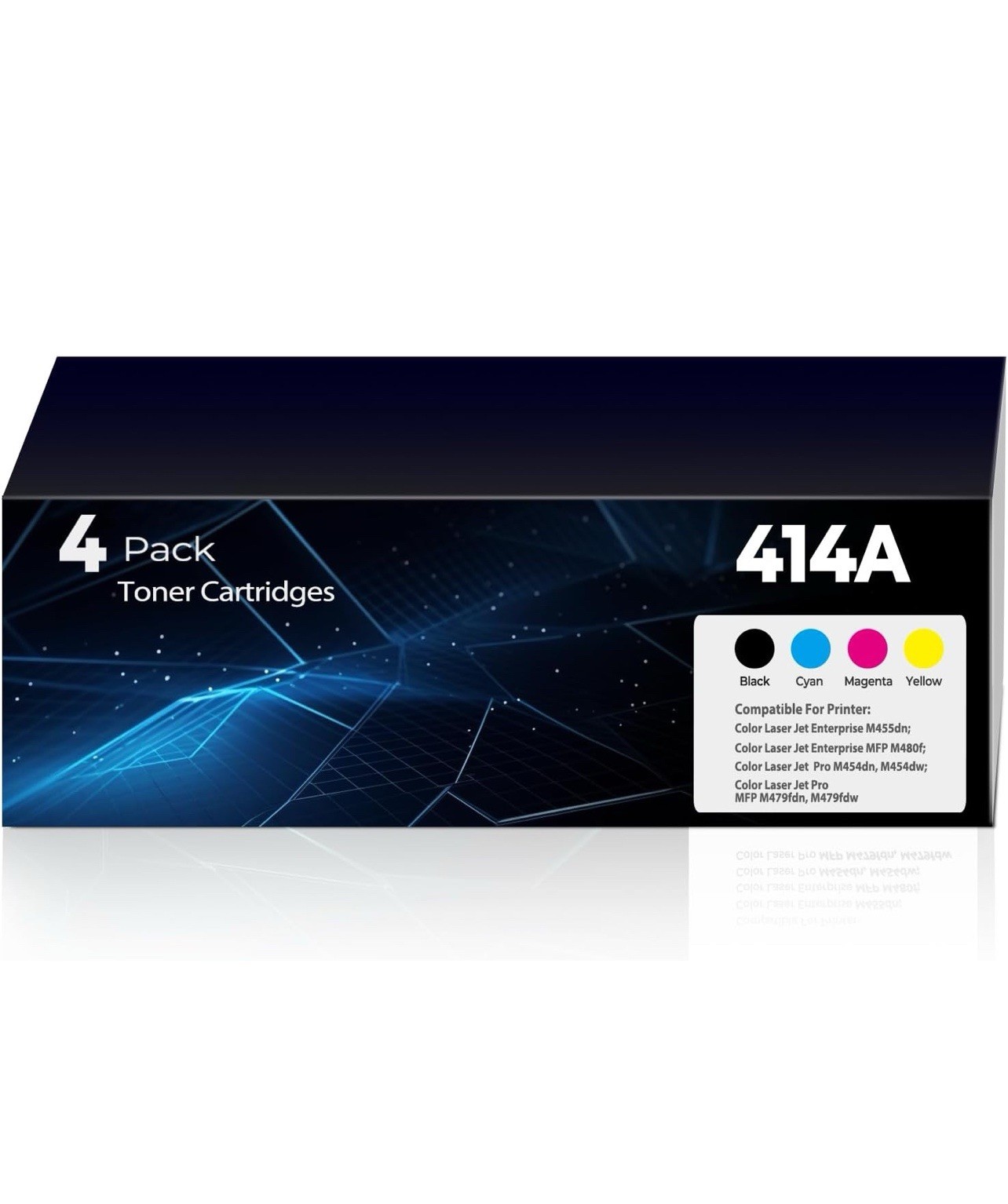4PK W2020A 414A Toner with Chip for HP M454 M479fdw M455dn M480f