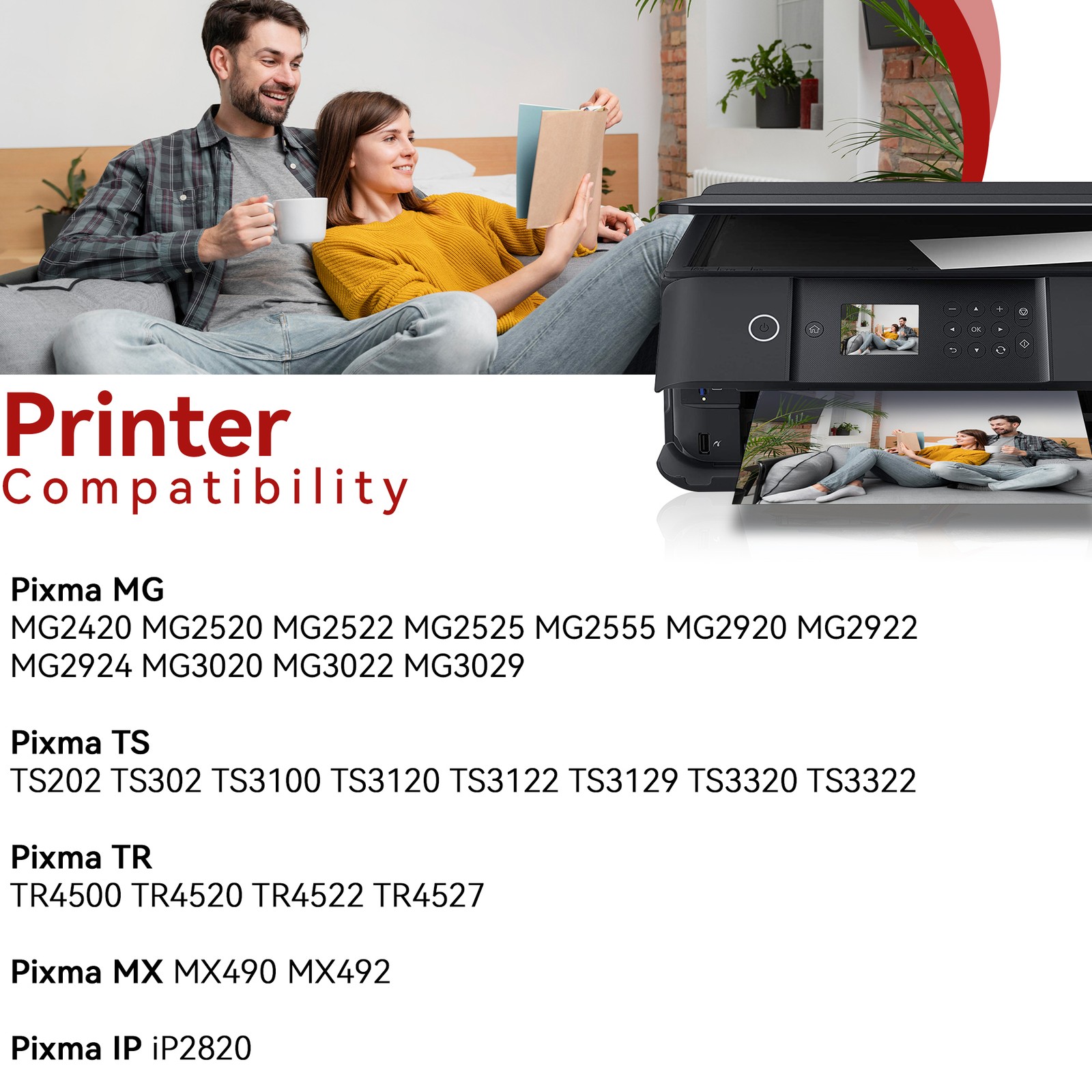 PG-245XL CL-246XL Ink Cartridge for Canon PIXMA MG2522 2520 TS3122 TR4520 TR4522