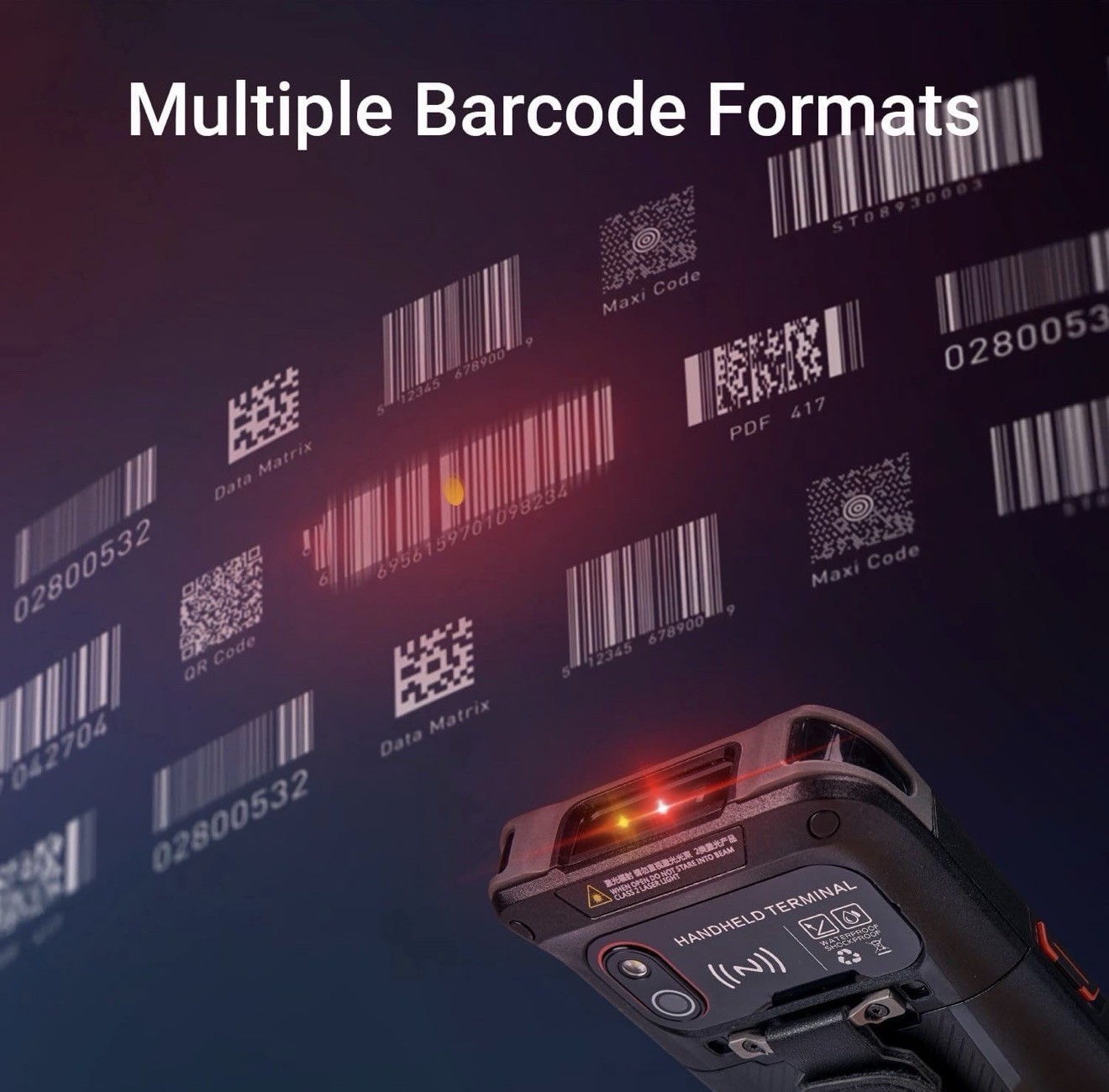 SVANTTO Android Barcode Scanner, Android 13 Handheld Computer,1D/2D/QR Barco!.