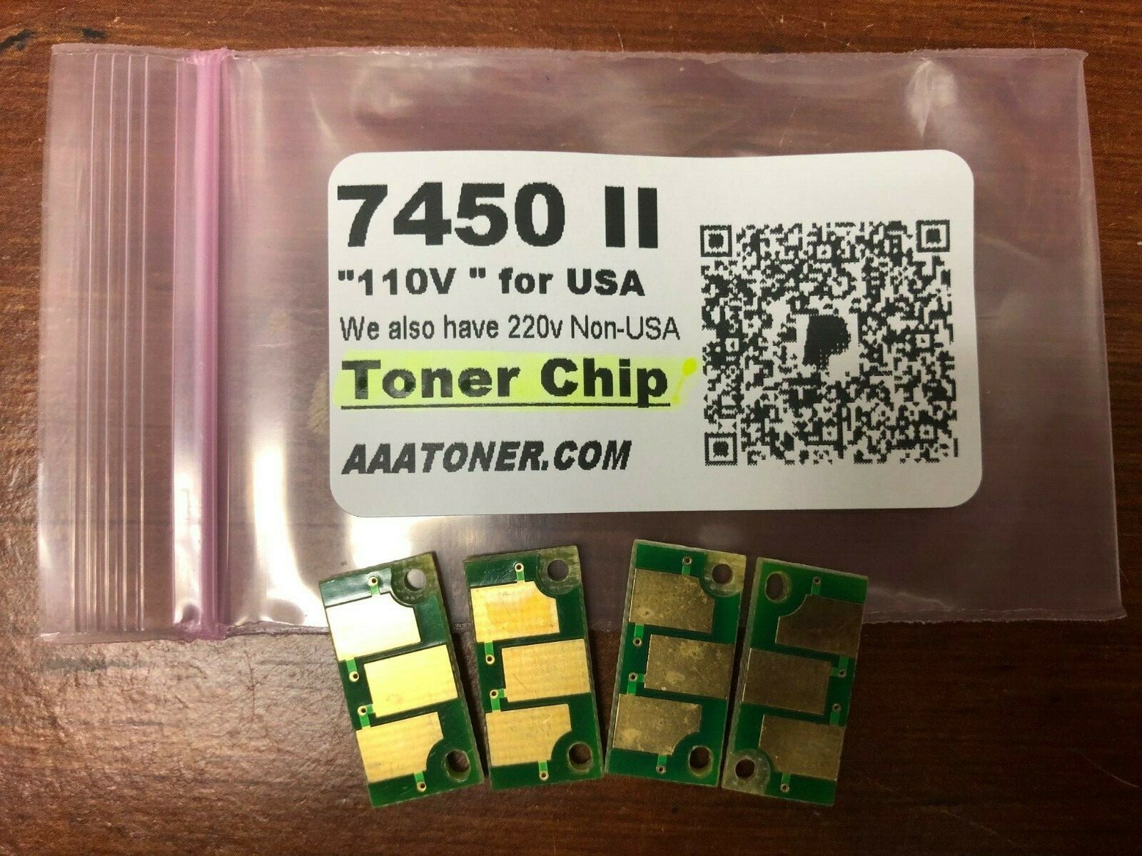 4 x Toner Reset Chip Refill for Konica Minolta Magicolor 7450, 7450 II