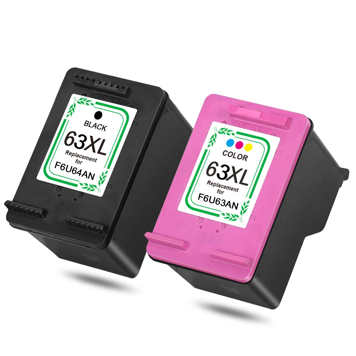 63 XL Black Color Ink Cartridge for HP OfficeJet 3830 4650 4652 5222 5258 5255