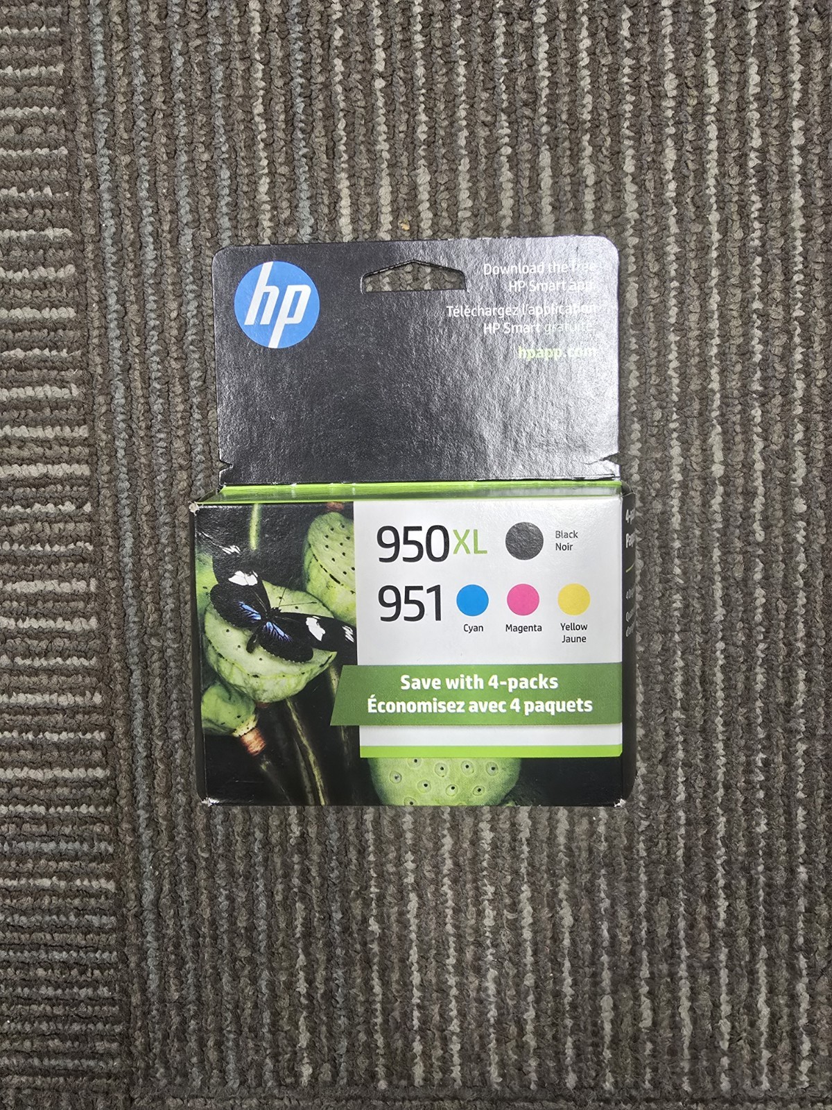 HP 950XL/951 4-Pack Ink Catridges , Black & Tri-Color *** PRISTINE CONDITION