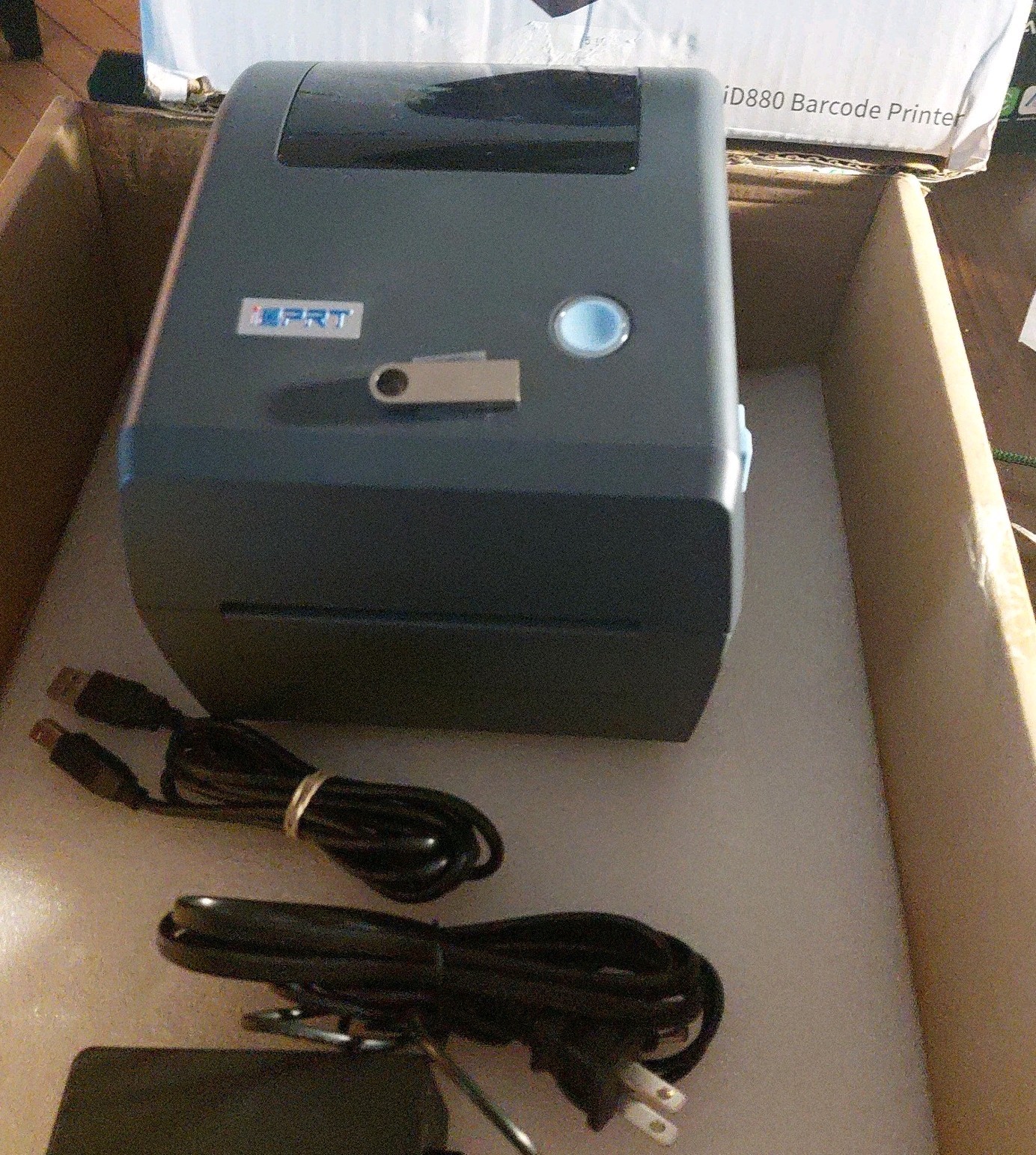 Id880 Direct Thermal Desktop Printer 203 Dpi Printer (Open Box New Never Used)